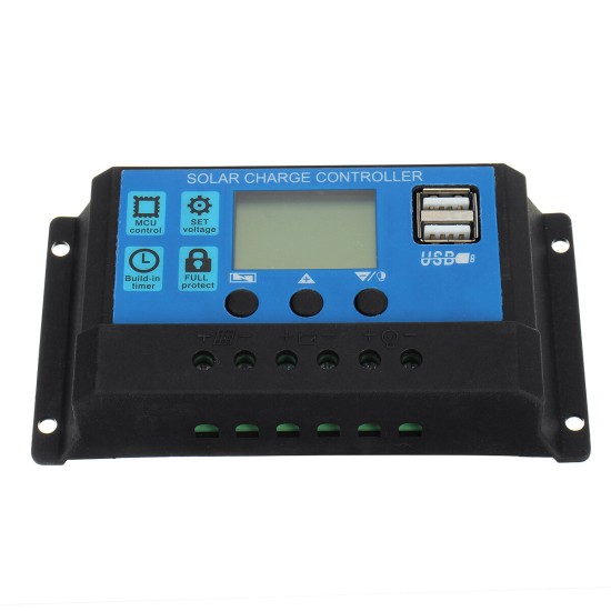 Solar Power System Kit 18V Solar Panel 4000W 12V to 110V/220V Inverter 30A 12/24V Charge Controller USB Kit