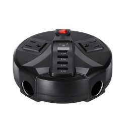 110V 200W 12.4A Smart Digital Fast Charger Multiport High Speed Charging Car Charger 110V 200W 12.4A Smart Digital Fast Charger Multiport High Speed Charging Car Charger