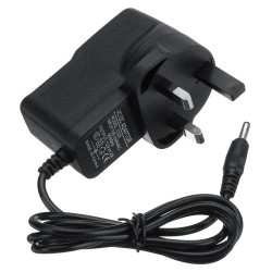 12V 6W UK Plug Charger Adapter To DC Power Cable Cord 12V 6W UK Plug Charger Adapter To DC Power Cable Cord