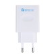 18W DC 5V USB QC3.0 Fast Charging Wall Charger