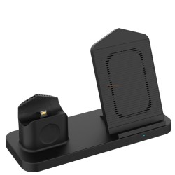 3 in 1 Qi Wireless Fast Charger Stand + Cooling Fan For iPhone Apple Watch Airpods 3 in 1 Qi Wireless Fast Charger Stand + Cooling Fan For iPhone Apple Watch Airpods