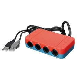 4 Ports GC GameCube Controller USB Adapter Converter For NGC to Wiiu/Switch/PC 4 Ports GC GameCube Controller USB Adapter Converter For NGC to Wiiu/Switch/PC