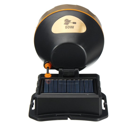 50000Lm Solar Rechargeable 3-Mode Headlight Headlamp Torch USB Light