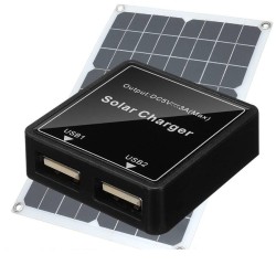 5V 3A Dual USB Solar Panel Batter Regulator Power Charge Controller Black 5V 3A Dual USB Solar Panel Batter Regulator Power Charge Controller Black