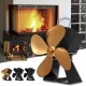 6 Inch Quiet Mini 4 Blades EQ3-NK Stove Fan Fireplace Fire Heat Power Saving Ecofan