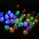 6m 30LED Waterproof Solar Light String Retro Crystal Ball Bulb String Decor Lamp