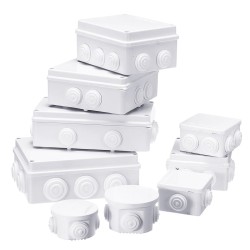 ABS Plastic Dustproof Waterproof IP65 Junction Box Universal Electrical Project Enclosure Junction Case ABS Plastic Dustproof Waterproof IP65 Junction Box Universal Electrical Project Enclosure Junction Case