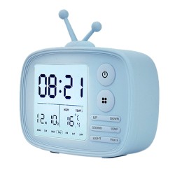 DC 5V Digital Alarm Clock Temperature Display Cartoon Bedside Student Backlight DC 5V Digital Alarm Clock Temperature Display Cartoon Bedside Student Backlight