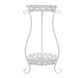 European Wrought Iron Metal Flower Pot Stand Double Floor Plant Rack European Wrought Iron Metal Flower Pot Stand Double Floor Plant Rack