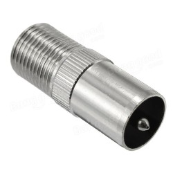 IEC to NTSC Adapter MCX Male Plug RF Adapter Connector IEC to NTSC Adapter MCX Male Plug RF Adapter Connector