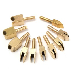 Leather Solder Iron Tip Brass Soldering Iron Tip to Burn the Edge Decorate DIY Leather Solder Iron Tip Brass Soldering Iron Tip to Burn the Edge Decorate DIY