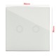 Luxury Crystal Touch Panel 2 Ring LED Wall Samrt Switch Socket Plate