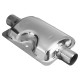 Stainless Exhaust Muffler Silencer Clamps Bracket Gas Vent Hose Portable 180cm Pipe Silence For Air Diesel Heater