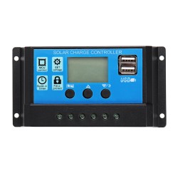 10/20/30/40/50A 12V/24V Light &Time Control Auto Adapte Solar Charge Controller Dual USB Port LED Indicator PWM Solar Controller 10/20/30/40/50A 12V/24V Light &Time Control Auto Adapte Solar Charge Controller Dual USB Port LED Indicator PWM Solar Controller