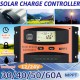 12V/24V MPPT Solar Panel Charge Controller Regulator 30-60A Dual USB Output