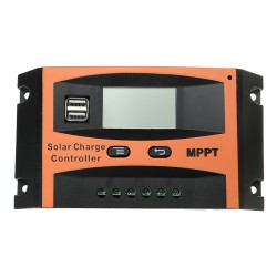 12V/24V MPPT Solar Panel Charge Controller Regulator 30-60A Dual USB Output 12V/24V MPPT Solar Panel Charge Controller Regulator 30-60A Dual USB Output