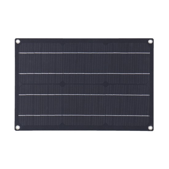 20W ETFE Solar Panel Field Vehicles Emergency Charger With 4 Protective Corners Single USB+DC