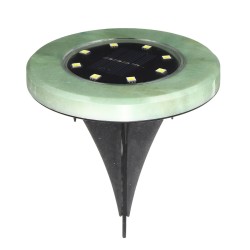 8 LED Outdoor Solar Buried Light Marble Waterproof Ground Path Garden Yard Lamp 8 LED Outdoor Solar Buried Light Marble Waterproof Ground Path Garden Yard Lamp