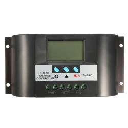 30A 12V/24V Auto Switch LCD Solar Panel Battery Regulator Charge Controller 30A 12V/24V Auto Switch LCD Solar Panel Battery Regulator Charge Controller
