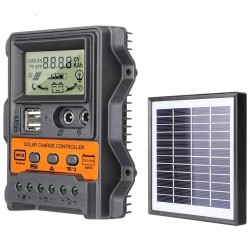 LCD Display 12V/24V 10A/20A/30A Input Solar Charge Controller Auto Parameter Adjustable MPPT Solar Panel Regulator Purism LCD Display 12V/24V 10A/20A/30A Input Solar Charge Controller Auto Parameter Adjustable MPPT Solar Panel Regulator Purism