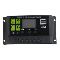 10A 12V/24V Auto Solar Panel Solar Charge Controller Battery Charge Adapter LCD USB 10A 12V/24V Auto Solar Panel Solar Charge Controller Battery Charge Adapter LCD USB