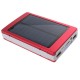 Portable Solar Panel Dual USB External Mobile Battery Power Bank Pack Charger for iPhone HTC