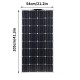 100W 18V Highly Flexible Monocrystalline Solar Panel Waterproof For Car RV Yacht Ship Boat