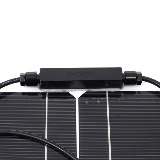 100W 18V Highly Flexible Monocrystalline Solar Panel Waterproof For Car RV Yacht Ship Boat