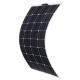 100W 18V Highly Flexible Monocrystalline Solar Panel Waterproof For Car RV Yacht Ship Boat