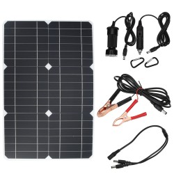 100W 18V Solar Panel Monocrystalline Silicon Battery Charger Kit for Cycling Climbing Hiking Camping 100W 18V Solar Panel Monocrystalline Silicon Battery Charger Kit for Cycling Climbing Hiking Camping