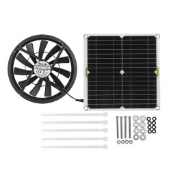 100W Monocrystalline Solar Panel Exhaust Fan Pet House Toilet Car RV Cooling Exhaust Fan 100W Monocrystalline Solar Panel Exhaust Fan Pet House Toilet Car RV Cooling Exhaust Fan