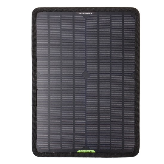 10W Solar Panel Charger For RV Boat Car Portable Solar Power Panel Kita