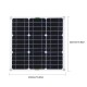 12V 50W PET Flexible Solar Panel Camping Solar Power Bank Battery Charge Systems Kit Complete 10/30/60/100A Controller 12V 24V