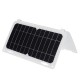 30W 12V Portable Solar Panel Folding Power Bank Outdoor Camping Cycling Hiking