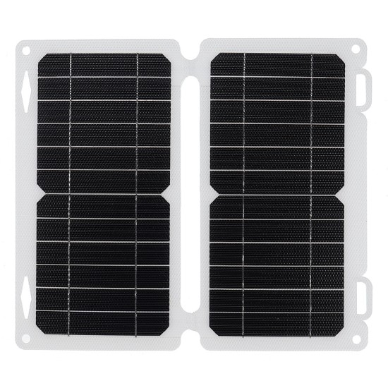 30W 12V Portable Solar Panel Folding Power Bank Outdoor Camping Cycling Hiking