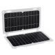 30W 12V Portable Solar Panel Folding Power Bank Outdoor Camping Cycling Hiking