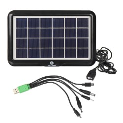 3.2W Portable Outdoor Solar Panel Polycrystalline Silicon With Interface Mobile Phone Fan Emergency Light Charging Board Output 6V One to Five Cables 3.2W Portable Outdoor Solar Panel Polycrystalline Silicon With Interface Mobile Phone Fan Emergency Light Charging Board Output 6V One to Five Cables