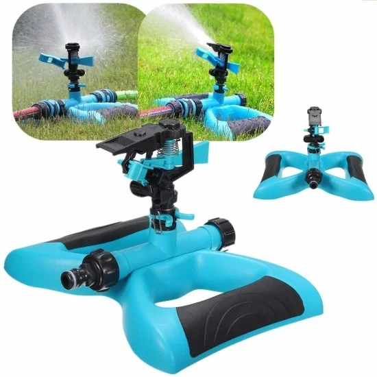 360 Degree Rotating Water Sprinkler Automatic Watering Lawn Garden ...