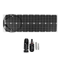 50W 18V Solar Power Panel Monocrystalline Silicon Semi-flexible Home Electricity 50W 18V Solar Power Panel Monocrystalline Silicon Semi-flexible Home Electricity