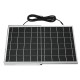 50W Portable Solar Panel Dual DC USB Charger Kit Solar Power Panel Micro USB Charger with 3m Cable