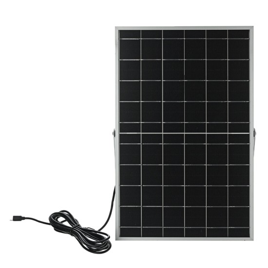 50W Portable Solar Panel Dual DC USB Charger Kit Solar Power Panel Micro USB Charger with 3m Cable