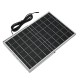 50W Portable Solar Panel Dual DC USB Charger Kit Solar Power Panel Micro USB Charger with 3m Cable