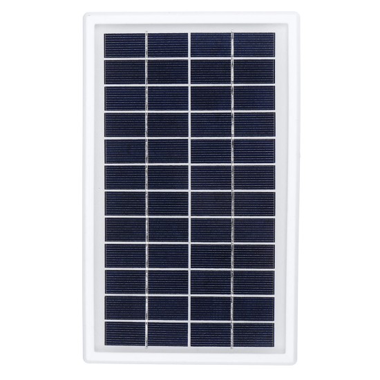 5W 12V Solar Panel Polysilicon Solar Power Panel Energy Saving W/ 3m DC Cabel