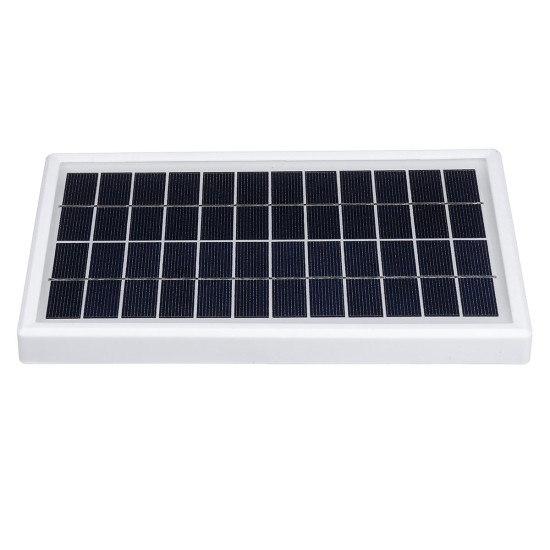 5W 12V Solar Panel Polysilicon Solar Power Panel Energy Saving W/ 3m DC Cabel