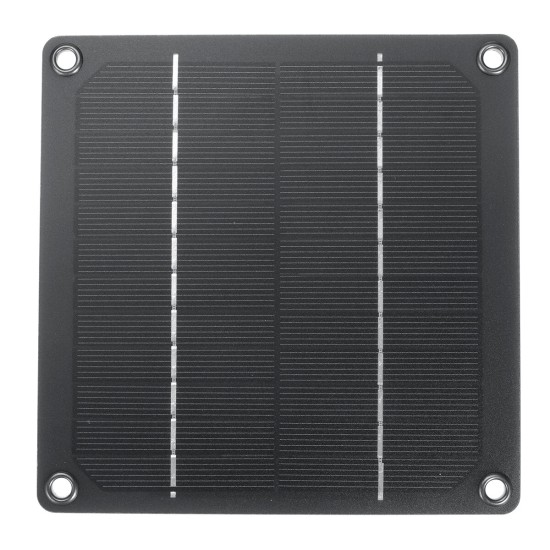 5W Outdoor Solar Powered Panel Exhaust Roof Attic Fan For Air Ventilation Vent