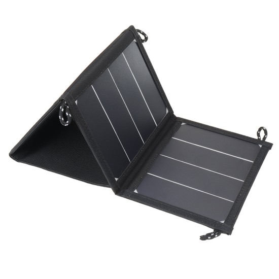 6V 15W Portable Solar Panel Kit USB Charger Kit Solar Outdoor Portable Mobile Phone Solar Panel Emergency Charging Folding Bag Power Panel