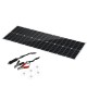 80W PET Flexible Dual USB Solar Panel DC Output Battery Charger Roof Boat Car