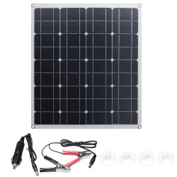 DC/USB 5V/18-12V 20/40/60W Fiber Solar Panel Kit Monocrystalline Flexible Solar Charger For Car Boat Battery Charger DC/USB 5V/18-12V 20/40/60W Fiber Solar Panel Kit Monocrystalline Flexible Solar Charger For Car Boat Battery Charger
