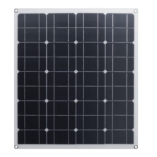 DC/USB 5V/18-12V 20/40/60W Fiber Solar Panel Kit Monocrystalline Flexible Solar Charger For Car Boat Battery Charger