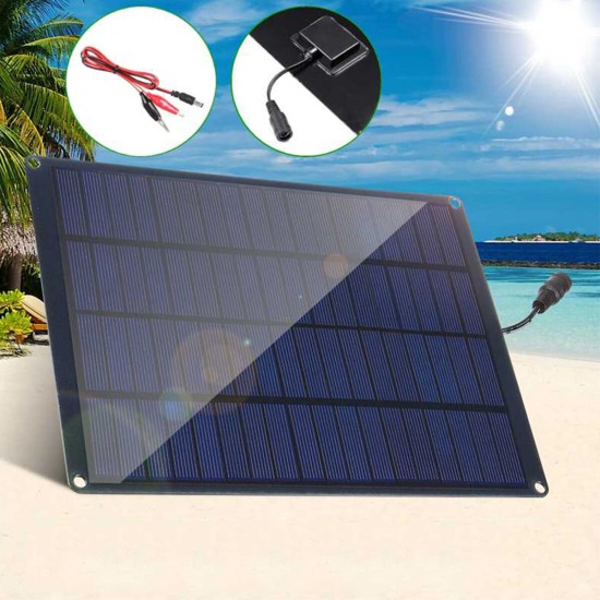 5.5W 18V Solar Panel Monocrystalline Silicon Laminated Solar Panel w/ 10A/20A/30A/50A Controller